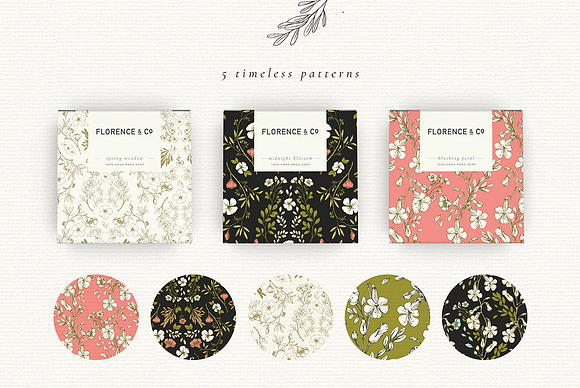 Country Botanicals & Monograms in Illustrations - product preview 12