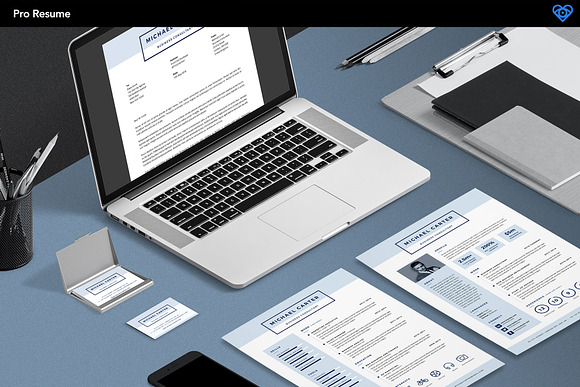 PRO Resume 1 in Resume Templates - product preview 4