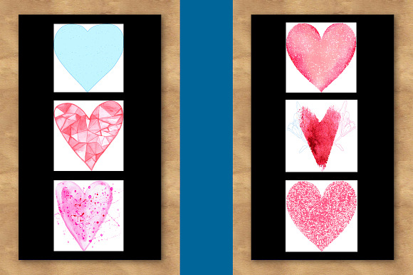 Set of 26 hearts in Illustrations - product preview 2