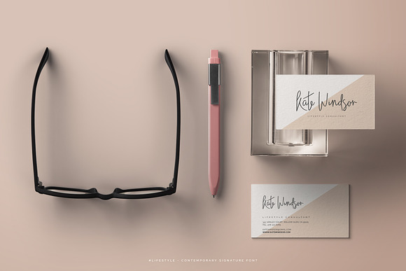 #lifestyle | SIGNATURE SCRIPT FONT in Signature Fonts - product preview 2