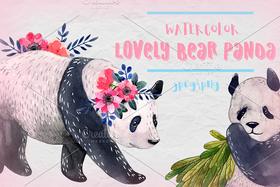 Panda bears in Illustrations - product preview 8