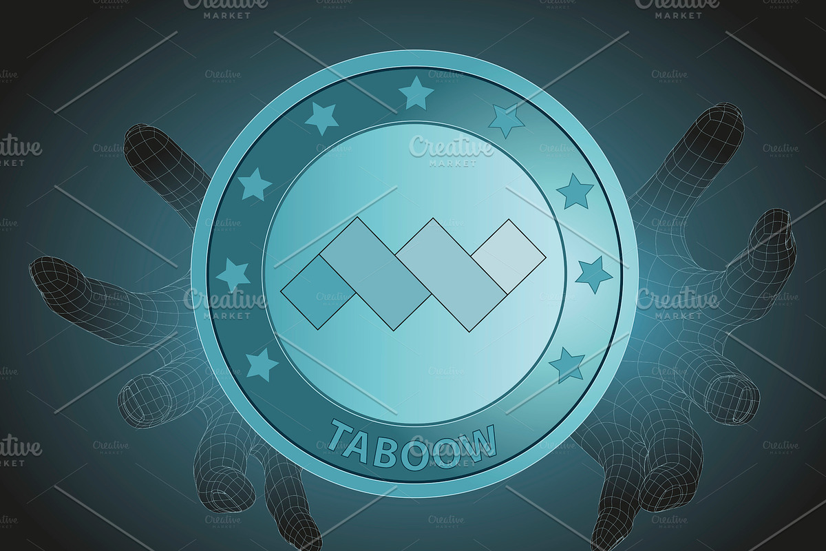 Taboow token currency in Illustrations - product preview 8
