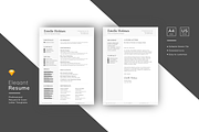 Designer Resume Template Sketch File