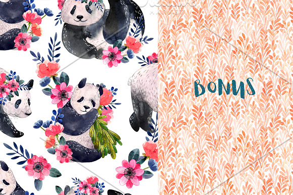 Panda bears in Illustrations - product preview 6