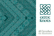 Celtic knots brushes