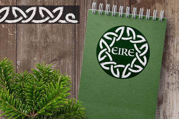 Celtic knots brushes in Photoshop Brushes - product preview 4