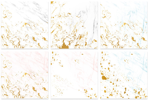 Marblelous: abstract marble & gold in Textures - product preview 6