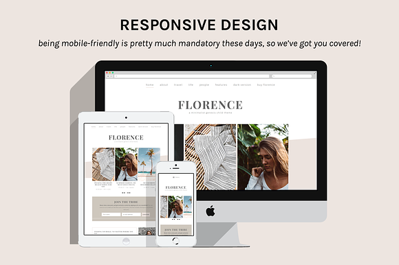 Florence Theme (Light) • Genesis in WordPress Blog Themes - product preview 2