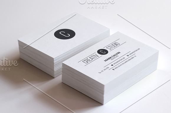 Simple Minimal Business Card 52 in Business Card Templates - product preview 1