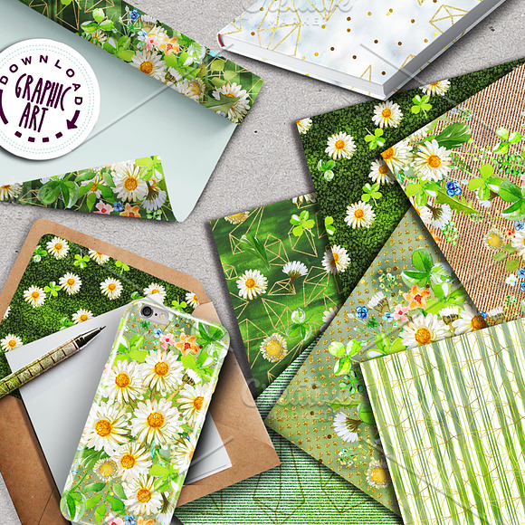Daysies Polygonal Cristal Bouquet in Patterns - product preview 2