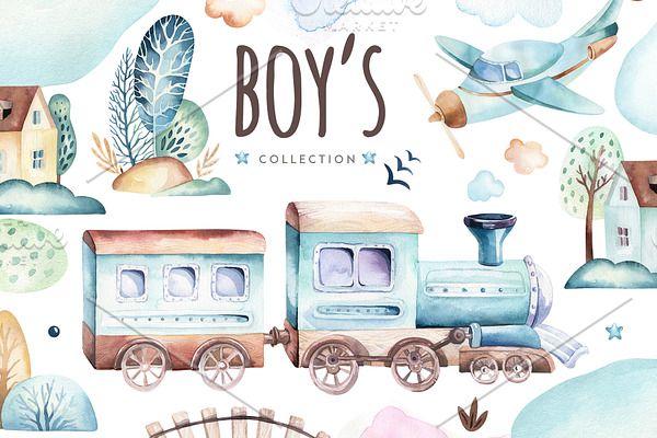 Boy's world.  It's a boy collection!