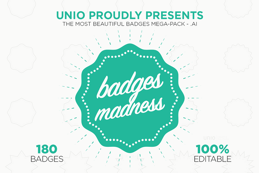 Badges Madness in Illustrations - product preview 8