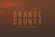 Orange County - Sans Serif