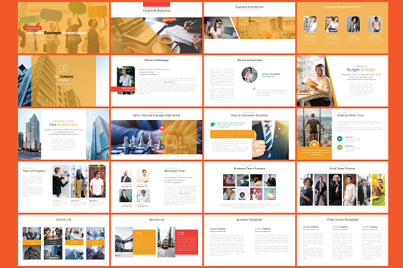 Corporate Business Presentation in Presentation Templates - product preview 4