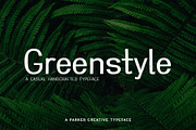 ★ Greenstyle ★ Casual Humanist Font