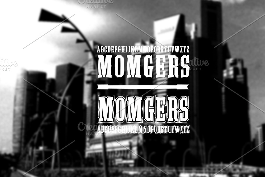 Font | 2 fonts - Momgers College in Sans-Serif Fonts - product preview 8