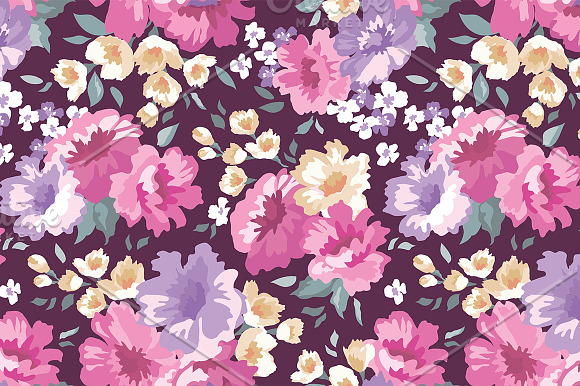 Floral patterns set in Patterns - product preview 4