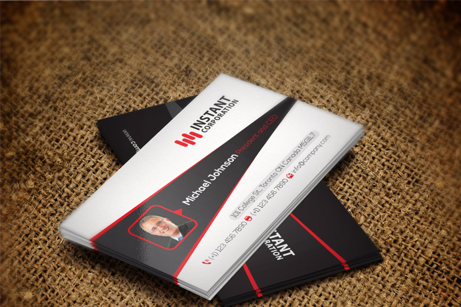 Corporate Business Card 7 in Business Card Templates - product preview 8