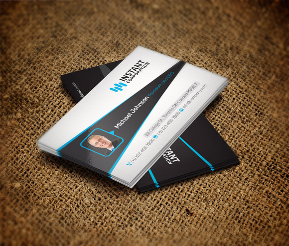 Corporate Business Card 7 in Business Card Templates - product preview 2
