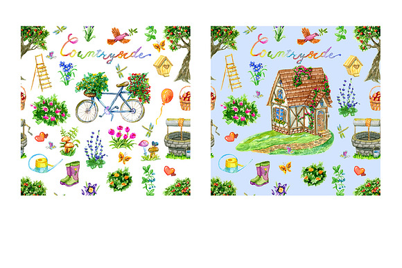 Cute house clip art set 4 in Illustrations - product preview 5