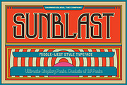 Sunblast Display Typeface