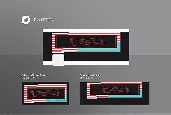 Social Media Pack | Independence Day in Social Media Templates - product preview 3