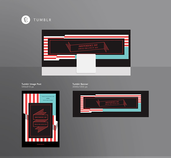 Social Media Pack | Independence Day in Social Media Templates - product preview 5