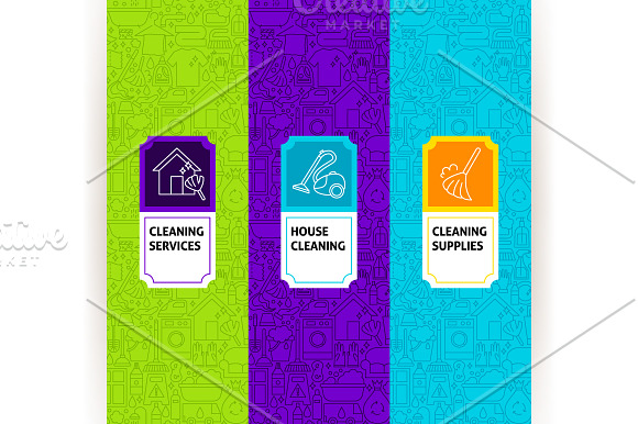 Cleaning Services Line Tile Patterns in Patterns - product preview 1