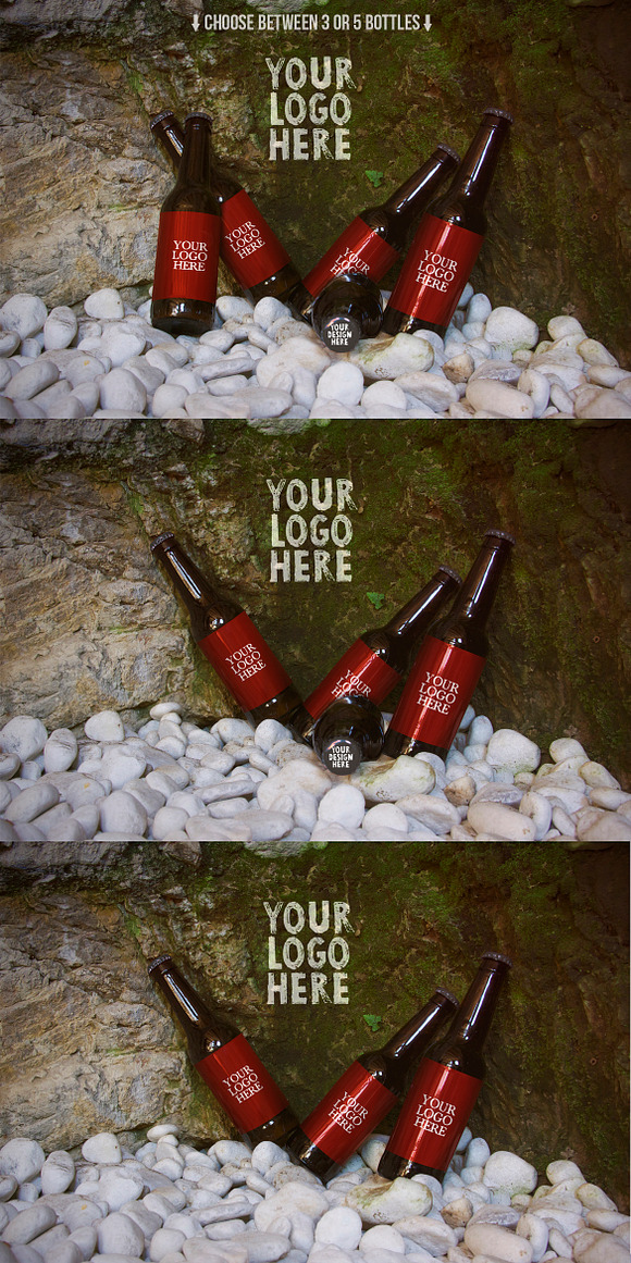 Beers Cap | Logo Mockup in Product Mockups - product preview 4