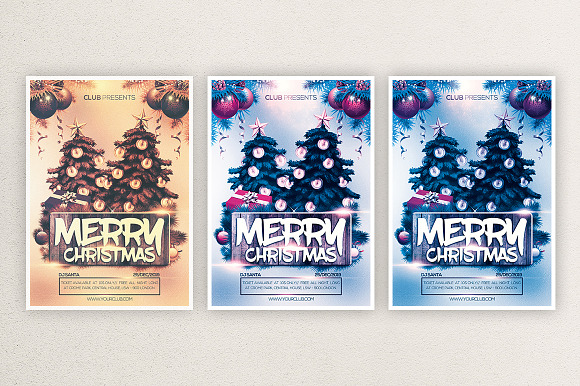 Christmas Tree Party  in Flyer Templates - product preview 1