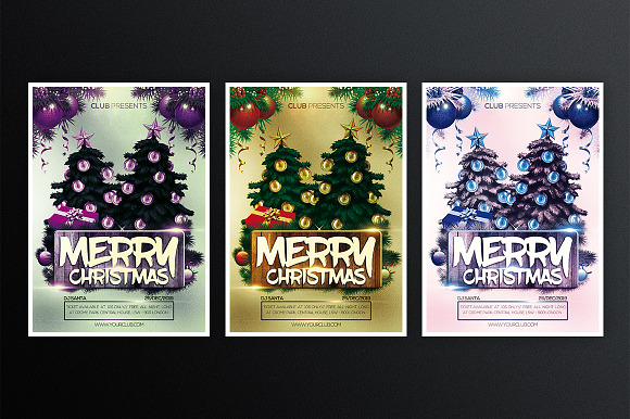 Christmas Tree Party  in Flyer Templates - product preview 2