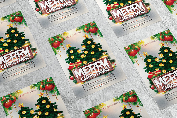 Christmas Tree Party  in Flyer Templates - product preview 3