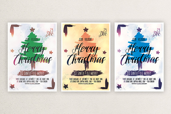 Christmas Art in Flyer Templates - product preview 1