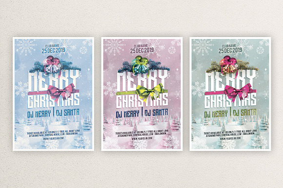Christmas Snow in Flyer Templates - product preview 1
