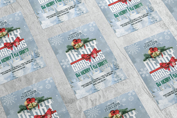 Christmas Snow in Flyer Templates - product preview 3