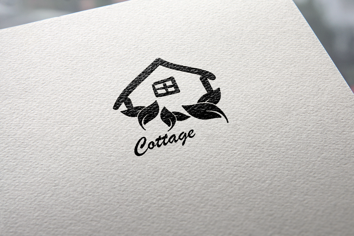 Cottage Logo Design Nature in Graphics - product preview 8