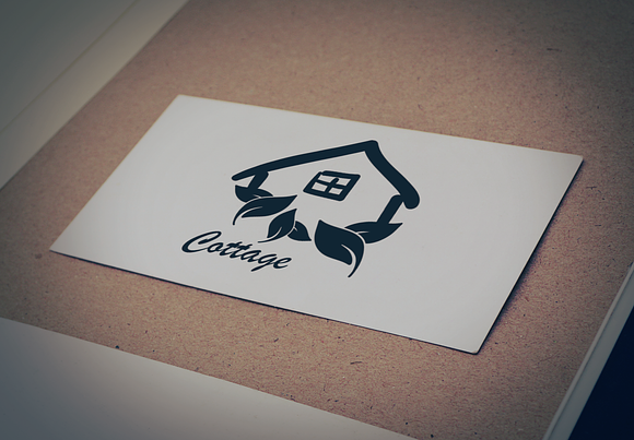 Cottage Logo Design Nature in Graphics - product preview 2