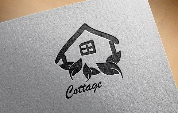 Cottage Logo Design Nature in Graphics - product preview 3