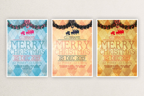 Christmas Night in Flyer Templates - product preview 1