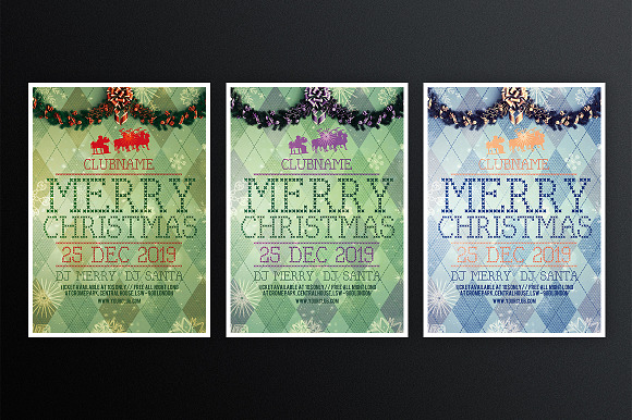 Christmas Night in Flyer Templates - product preview 2
