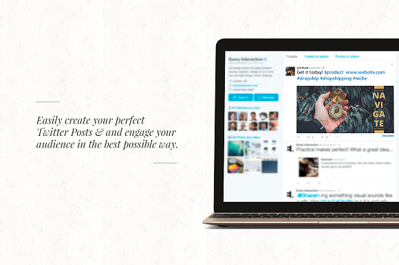 Twitter Dropshipping Graphics in Twitter Templates - product preview 2