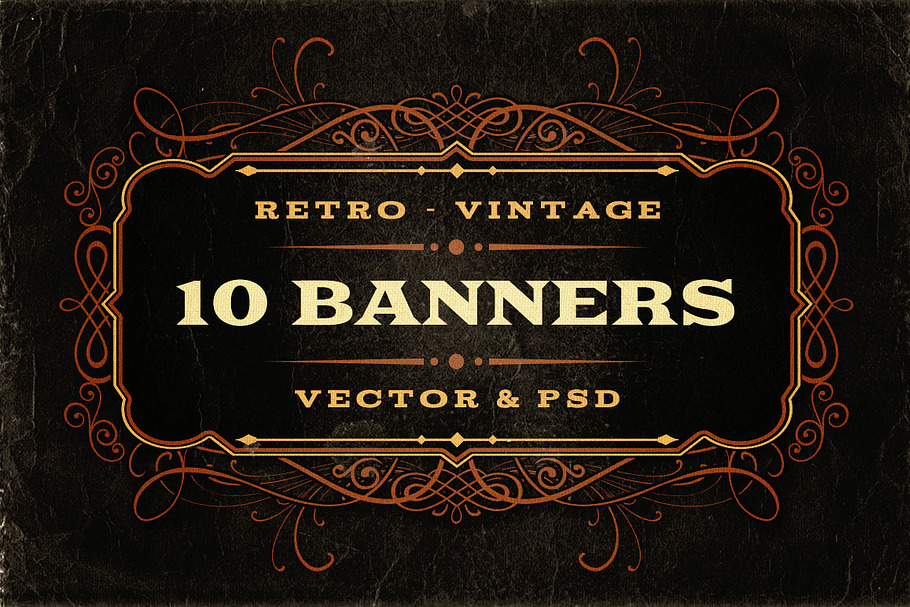 10 Retro/Vintage Banners