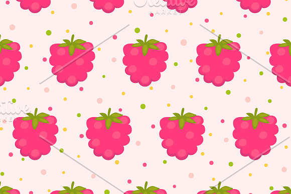 Set berry patterns in Patterns - product preview 3