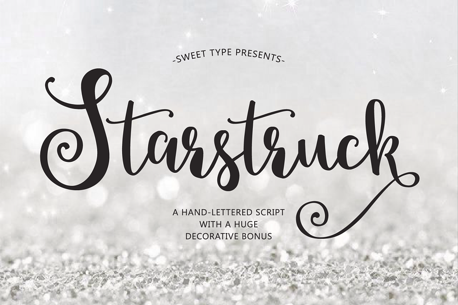 Starstruck hand-lettered script
