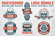 Skateboard Logo Bundle