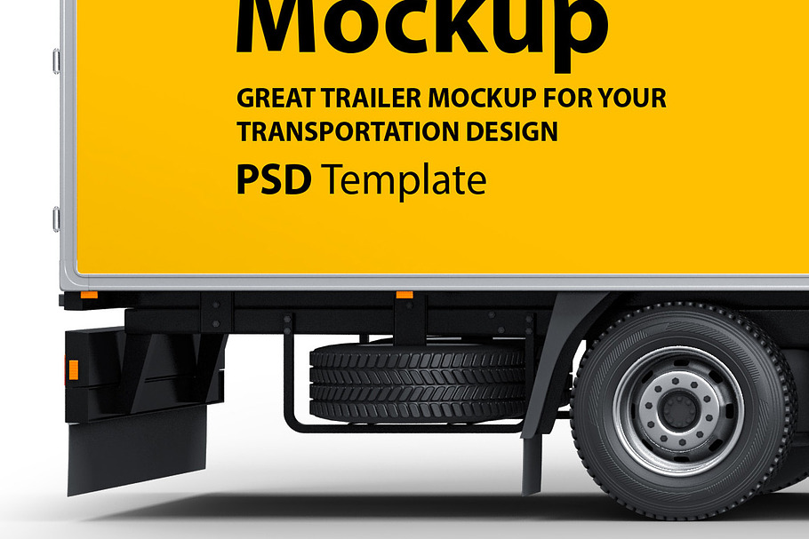 Download Truck Semi Trailer PSD Mockup | Creative Mockup Templates ...