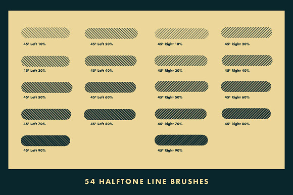 Horrific Halftones Photoshop Brushes in Add-Ons - product preview 10