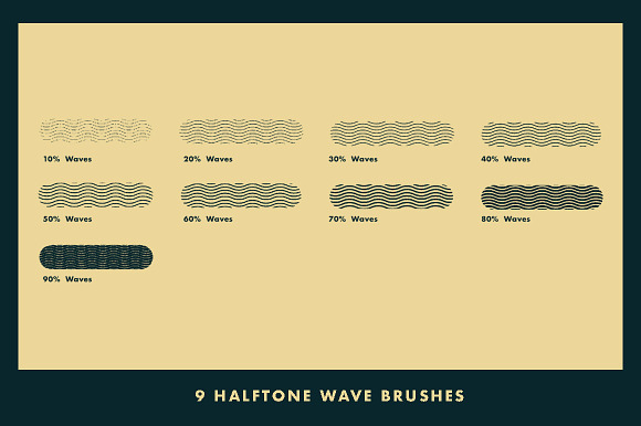 Horrific Halftones Photoshop Brushes in Add-Ons - product preview 13