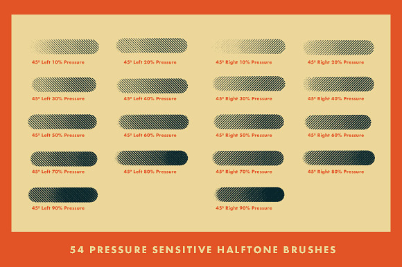 Horrific Halftones Photoshop Brushes in Add-Ons - product preview 16