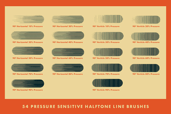 Horrific Halftones Photoshop Brushes in Add-Ons - product preview 17